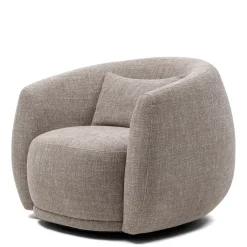 Draaibare fauteuil Leonardo, Taupe