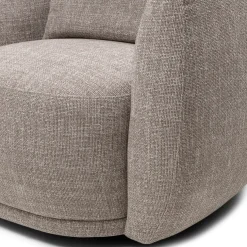Draaibare fauteuil Leonardo, Taupe