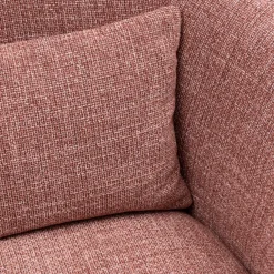 Draaibare fauteuil Leonardo, Koraalroze