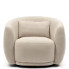 Draaibare fauteuil Leonardo, Naturel
