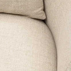 Draaibare fauteuil Leonardo, Naturel