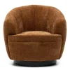 Draaibare fauteuil The Countess, Bruin