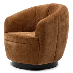 Draaibare fauteuil The Countess, Bruin