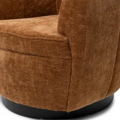 Draaibare fauteuil The Countess, Bruin