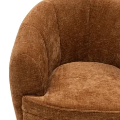 Draaibare fauteuil The Countess, Bruin