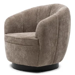 Draaibare fauteuil The Countess, Taupe