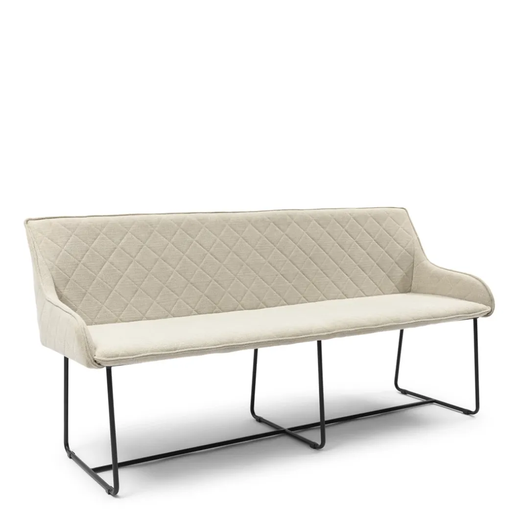 Eetkamerbank Frisco Drive, Fabulous Flax, Mouline Linnen