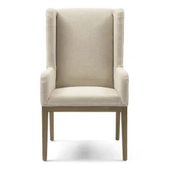 Eetkamerstoel Ascot, Glossy Flax, Chenille Jacquard