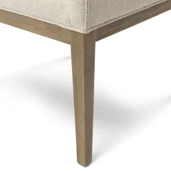 Eetkamerstoel Ascot, Glossy Flax, Chenille Jacquard