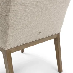 Eetkamerstoel Ascot, Glossy Flax, Chenille Jacquard