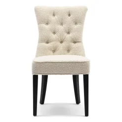 Eetkamerstoel Balmoral, White Sand, Bouclé