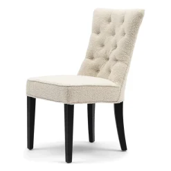 Eetkamerstoel Balmoral, White Sand, Bouclé