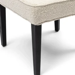 Eetkamerstoel Balmoral, White Sand, Bouclé