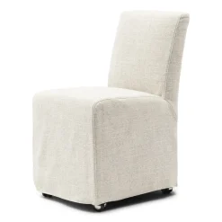 Eetkamerstoel Firenze, Antique White, Rich Tweed