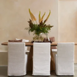 Eetkamerstoel Firenze, Antique White, Rich Tweed