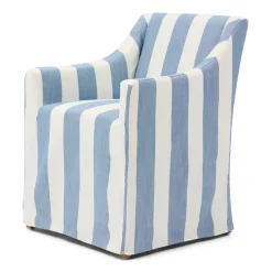 Eetkamerstoel Firenze, Blue Striped