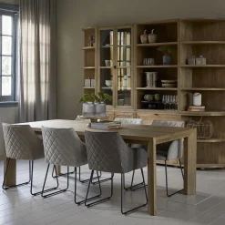 Eetkamerstoel Frisco Drive, Fabulous Flax, Linnen