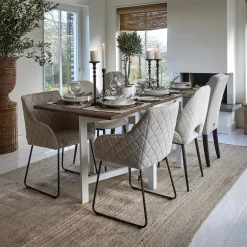 Eetkamerstoel Frisco Drive, Fabulous Flax, Linnen