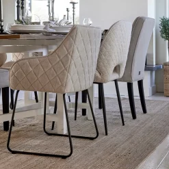 Eetkamerstoel Frisco Drive, Fabulous Flax, Linnen