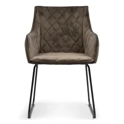 Eetkamerstoel Frisco Drive, Anthracite, Velvet