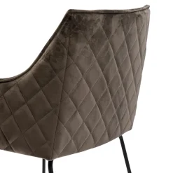 Eetkamerstoel Frisco Drive, Anthracite, Velvet