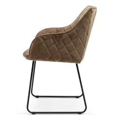 Eetkamerstoel Frisco Drive, Golden Mink, Velvet
