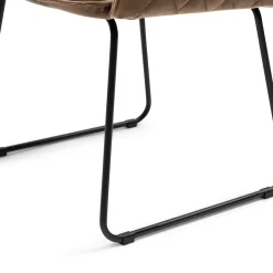 Eetkamerstoel Frisco Drive, Golden Mink, Velvet