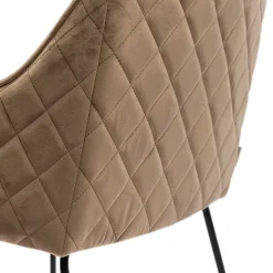 Eetkamerstoel Frisco Drive, Golden Mink, Velvet
