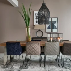 Eetkamerstoel Frisco Drive, Golden Mink, Velvet