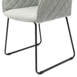 Eetkamerstoel Frisco Drive, Soft Green, Belgium Weave