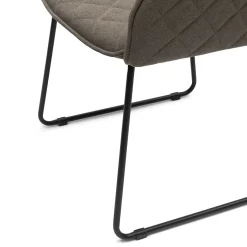 Eetkamerstoel Frisco Drive, Dark Taupe, Belgium Weave