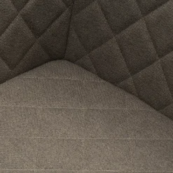 Eetkamerstoel Frisco Drive, Dark Taupe, Belgium Weave