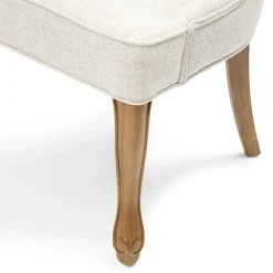 Eetkamerstoel George, Antique White, Rich Tweed