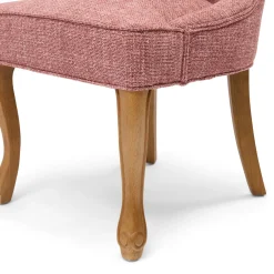 Eetkamerstoel George, Coral Pink
