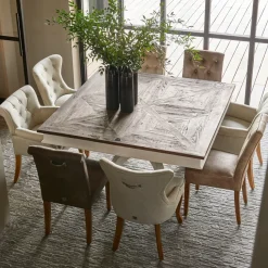 Eetkamerstoel George, Flax, Linnen