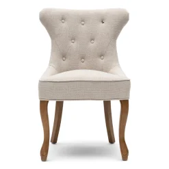 Eetkamerstoel George, Glossy Flax