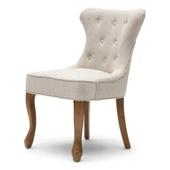 Eetkamerstoel George, Glossy Flax