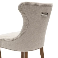 Eetkamerstoel George, Glossy Flax