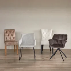 Eetkamerstoel Hampton Classic, Camel, Pellini