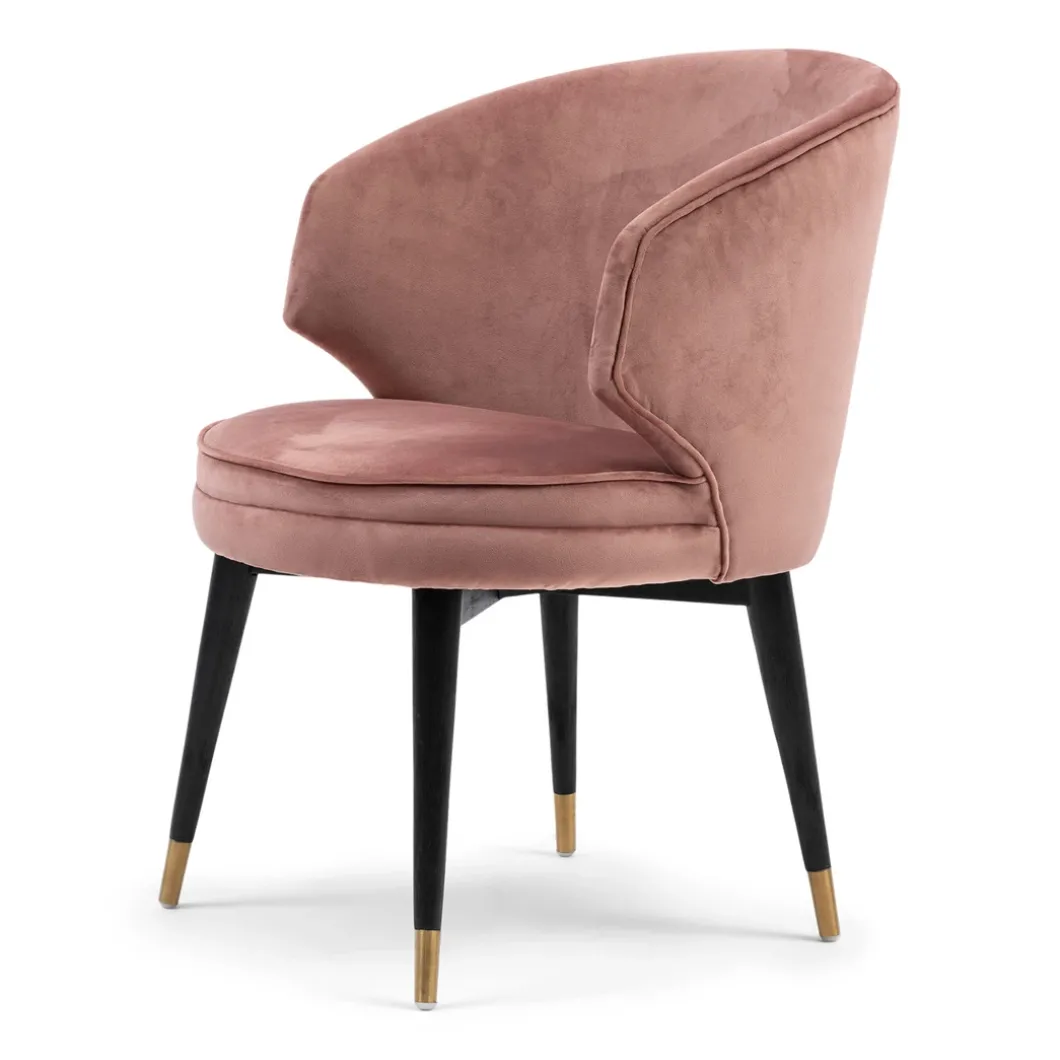 Eetkamerstoel Isola Di Capri, Rose Stain, Velvet