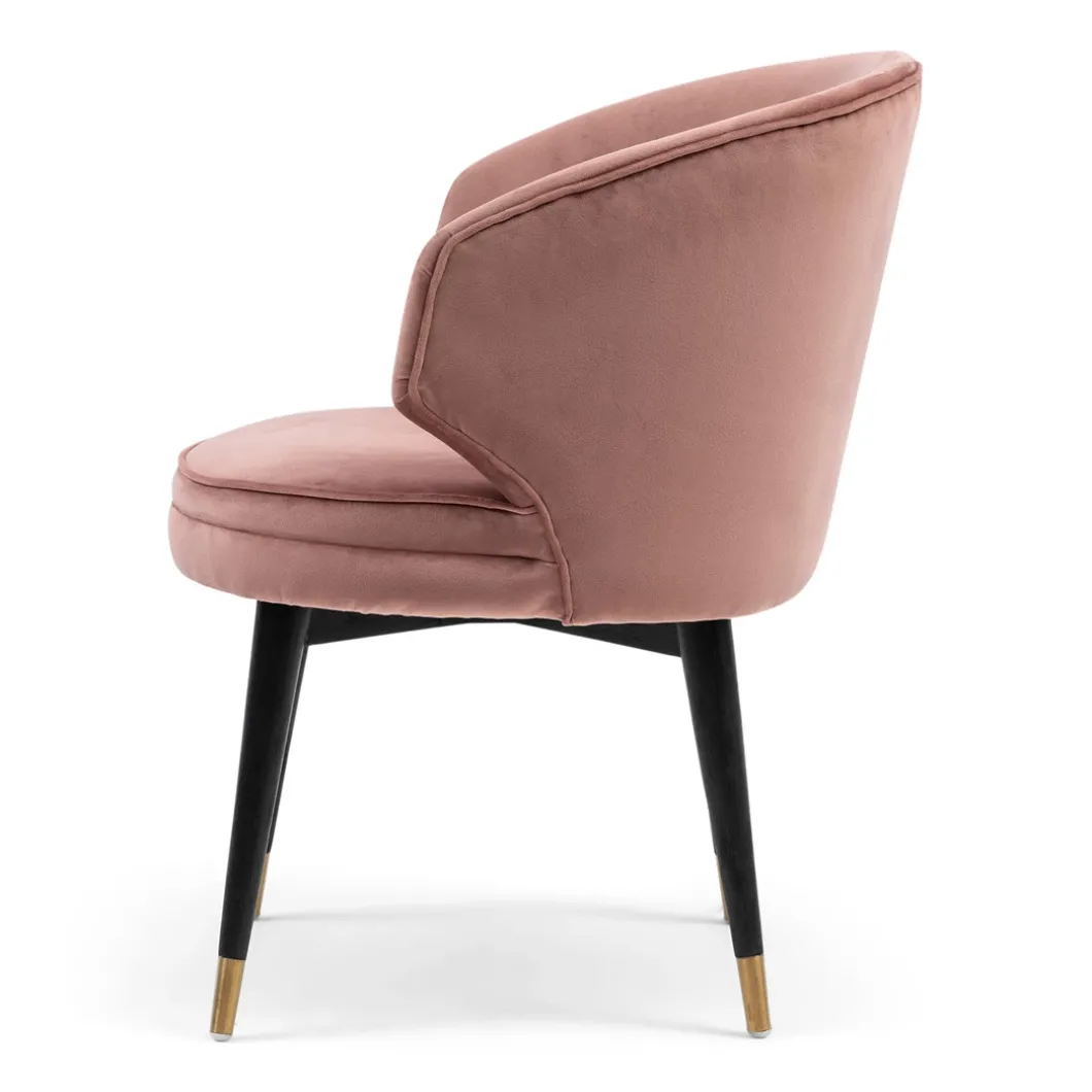 Eetkamerstoel Isola Di Capri, Rose Stain, Velvet