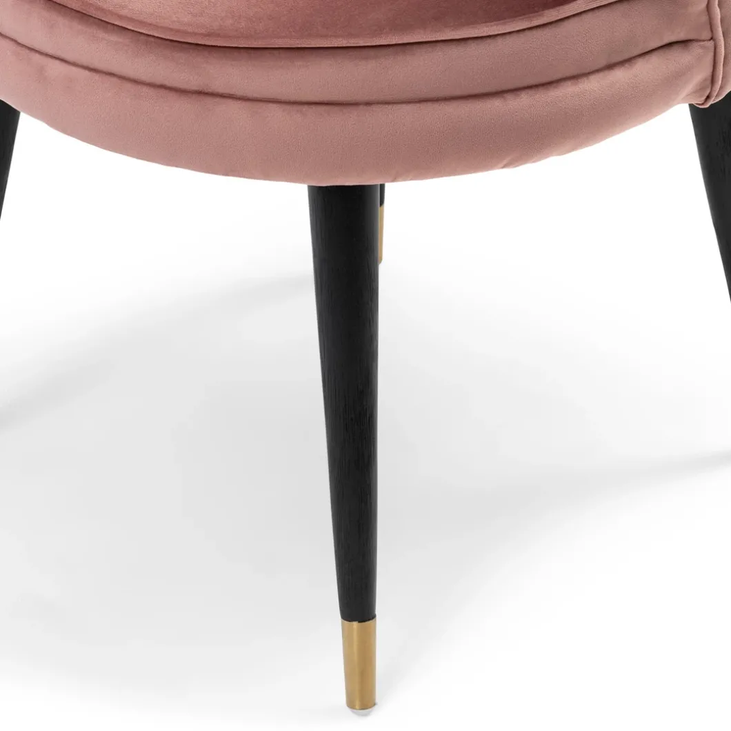 Eetkamerstoel Isola Di Capri, Rose Stain, Velvet