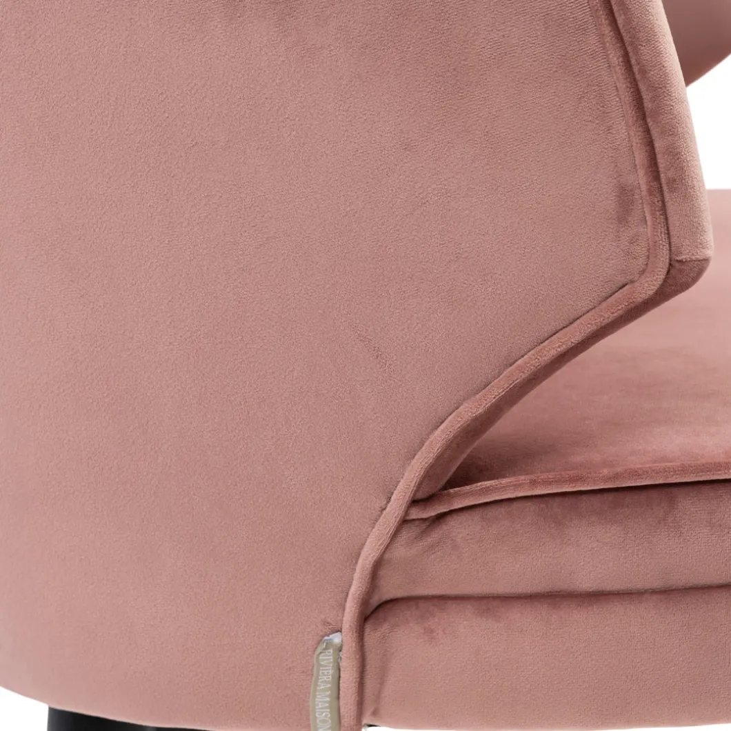 Eetkamerstoel Isola Di Capri, Rose Stain, Velvet