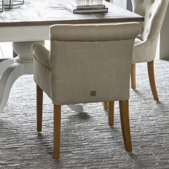 Eetkamerstoel La Scala, Flax, Linnen