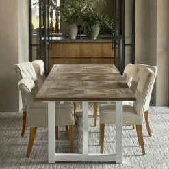 Eetkamerstoel La Scala, Flax, Linnen