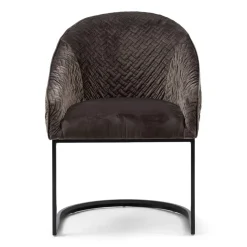 Eetkamerstoel Lincoln, Anthracite, Velvet