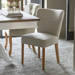 Eetkamerstoel Louise, Fabulous Flax, Mouliné Linen