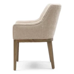 Eetkamerstoel met armleuning Whistler, Beige
