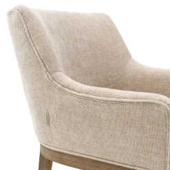 Eetkamerstoel met armleuning Whistler, Beige