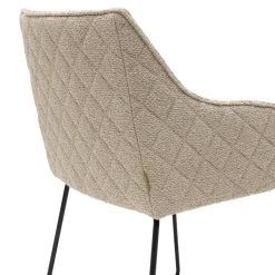Eetkamerstoel met armleuning Frisco Drive, Natural Grey